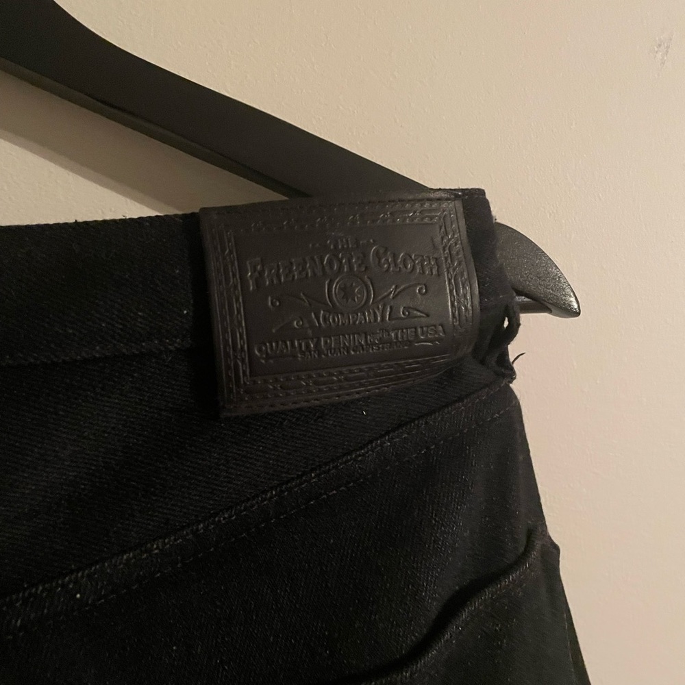 Freenote Cloth Black Jeans